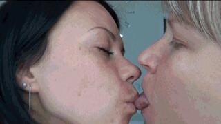 sucks tongue K