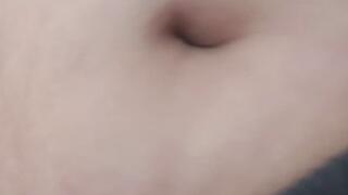 Playing basketball outside showing my belly button