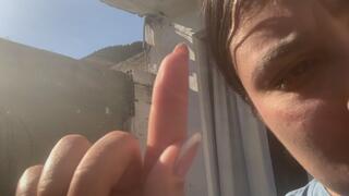 Cleaning my dirty ear and nose