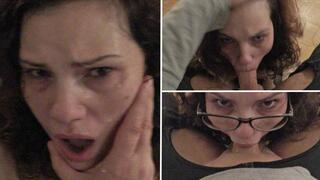 SLUTWIFE CLUB Initiation: Dominating Karla Rose's Throat