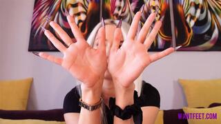 Jasmine's Long Finger Nails - 4K MP4