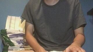 Cute & Horny Denied ABDL Diaperboy sniffs his Soggy Diaper & wears it as a Hood while Edging and Verbally Self-Humiliating