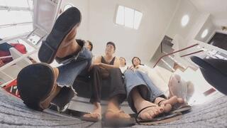 6k erer lele xinggan Tony Men and women trample dwarves together 360VR