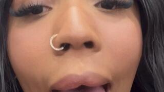 WATCH MY BIGGEST TONGUE FULL OF DROOL BY IZA CANDY FULL HD