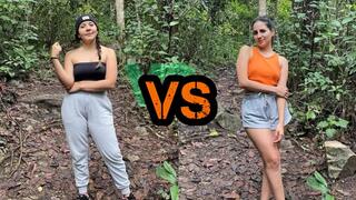 Pantsing vs wedgie in forest