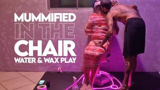 Mummified In The Chair + Water & Wax Play (720p) Gay Bondage - Gay Domination - Mummification - Wax Play - BDSM