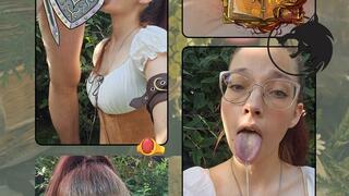 Ciri's Wild Witcher Blowjob