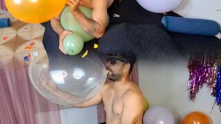 Sit to pop blow to pop