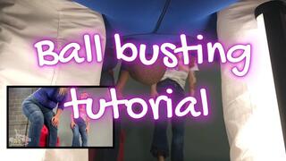 Sweet Peaches First Ballbusting Lesson
