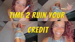 Time 2 Ruin Your Credit- Ebony Femdom Goddess Rosie Reed EXTREME Financial Domination Humiliation Fantasy for Dummy Pay Piggies- 1080p HD