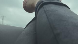 EN ROUTE (feet on dash)