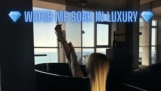 Bathed in Your Rent Money