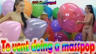 To vent doing a mass popping