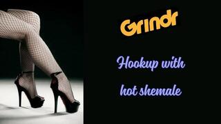 ** Grindr Hookup With A Hot Shemale **