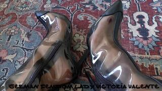 Cum on my shop window boots, POV, JOI, Lady Victoria Valente