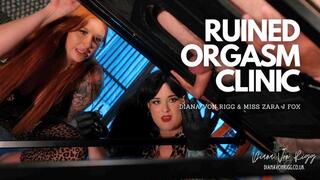 RUINED ORGASM CLINIC - Femdom Dungeon Extraction and CEI with Diana Von Rigg & Zara Fox