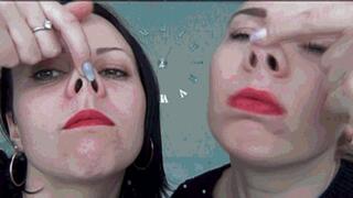 Pinching sexXy noses 6c