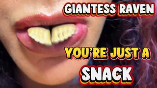 VIRAL OUTBREAK OF TINIES : YOU'RE JUST A SNACK FOR GIANTESS RAVEN
