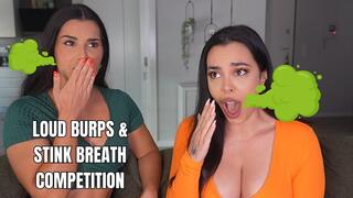 Loud burps & stink breath competition - OnlyVanessa (collab with Sweet Maria)