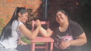 Who’s Stronger? Arm Wrestling Showdown.