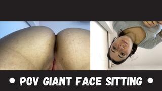 Giant POV face sitting, do you dare?