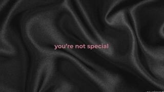You’re Not Special – Complete Series (3 Episodes, Audio Only)
