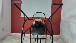 Breaking and crushing my slave's ugly face in my erotic carriage By Kiara Nissei and Cris part 1