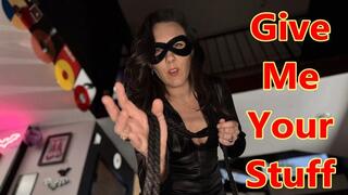 Give Me Your Stuff - Sinn Sage BDSM Instruction, Hand Over Mouth Domination, POV Bondage and POV Tapegag 4k