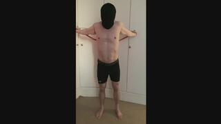 Full Body Stretch in Tight Underwear – Masked & Anonymous