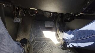 City driving in new doc martens