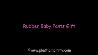Rubber Baby Pants Gift