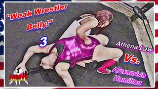 Weak Wrestler Belly! 3