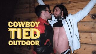 Farm Bondage - Part 1: Cowboy Tied Outdoors in the Cold (1080p) - OUTDOOR - GUT PUNCH - MALE BONDAGE - DRIVING - MALE DOMINATION