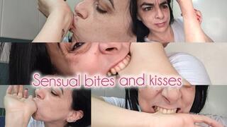 Bites + marks + sensual kisses