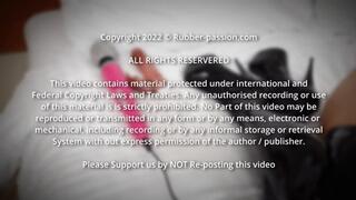 LATEX RUBBER GODESS P2 TEASE N CUM