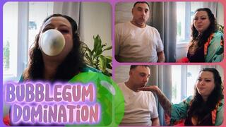 Goddess Malory's Green Gum Dominance: Bubble-Blowing Humiliation & Pathetic Dingbat Failure