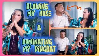 Nose Blowing & Tissue Destroying -Your Snotty Morning Goddess Malory Makes Several Long Loud Trumpet Blows