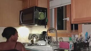 Twerking - shorts come off