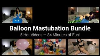 Balloon Masturbation & Blow to Pop JOI - Teasing, Popping & Play - 5 Video Bundle - 84 Minutes - Kylie Jacobs - MP4 1080p HD
