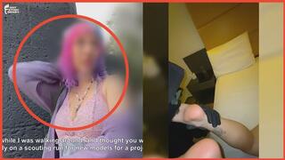 PINK HAIRED BIG TITS ALT CUTIE IS PICKED UP IN THE STREETS FOR A HOT FOOT WORSHIP TREATMENT - FOOT WORSHIP PICKUP VOL 9 - MOLLY - ACT I & III - EXTENDED - 1080P