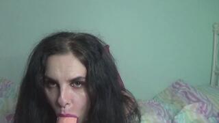 Realistic Dildo Blowjob