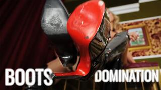Boot Domination Smoking Verbal Humiliation: spitting POV Ambra Samariel