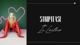 striptease in leather