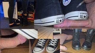 Marys Converse Chucks and Doc Martens Cock Trample