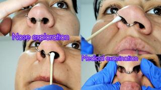 Nose exploration - Medical examination - Nose Fetish