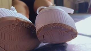 Lick the bottom of my shoes then get smothered in my lint covered feet after shoe and sock removal