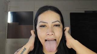SEE MY BIGGEST TONGUE BY KIARA FULL HD CLIP 1