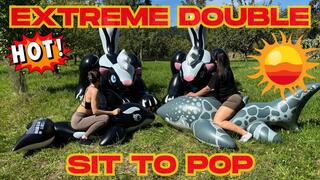 extreme double sit to pop