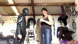 Bondage & CBT In The Tack Room
