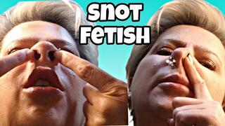 Snot Fetish! Messy Nose, Dripping, Sniffling